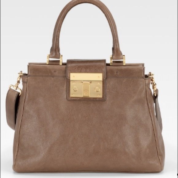 Tory Burch Handbags - New Tory Burch Leather Oversized Norah Satchel